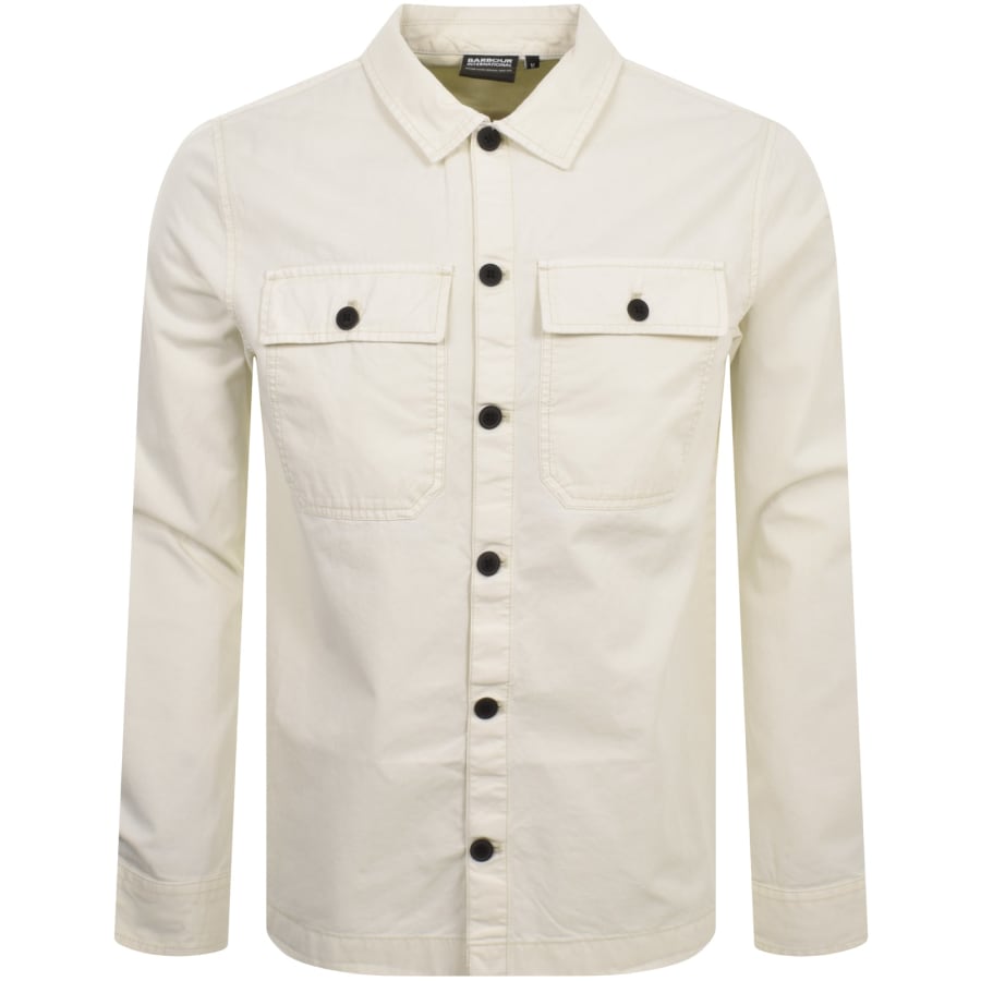 Barbour International Arlo Overshirt Cream